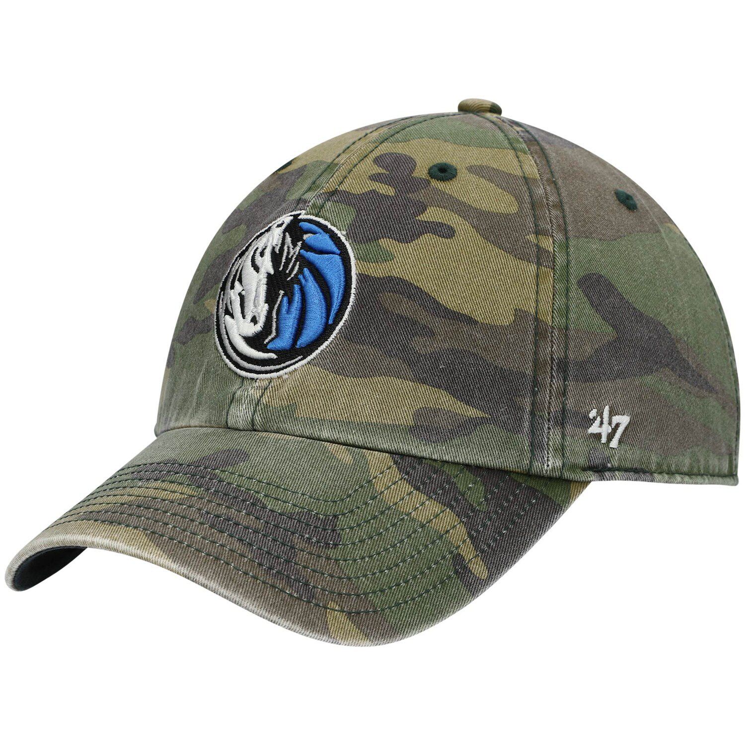 Men's '47 Camo Philadelphia Eagles Branson Clean Up Trucker Hat