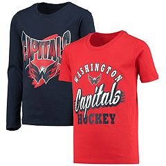 Washington Capitals Fanatics Branded 2 Way Forward 3 in 1 Combo T-Shirt -  Youth