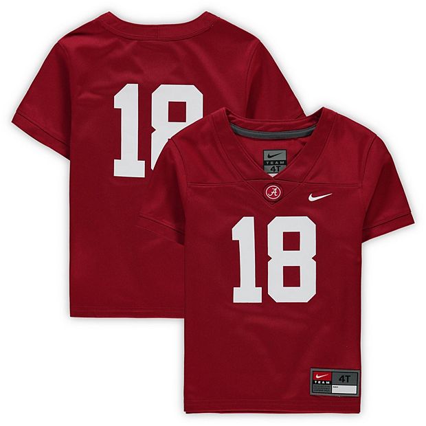 Toddler Nike #18 Crimson Alabama Crimson Tide Untouchable Football