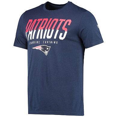 Men's New Era Navy New England Patriots Combine Authentic Big Stage T-Shirt