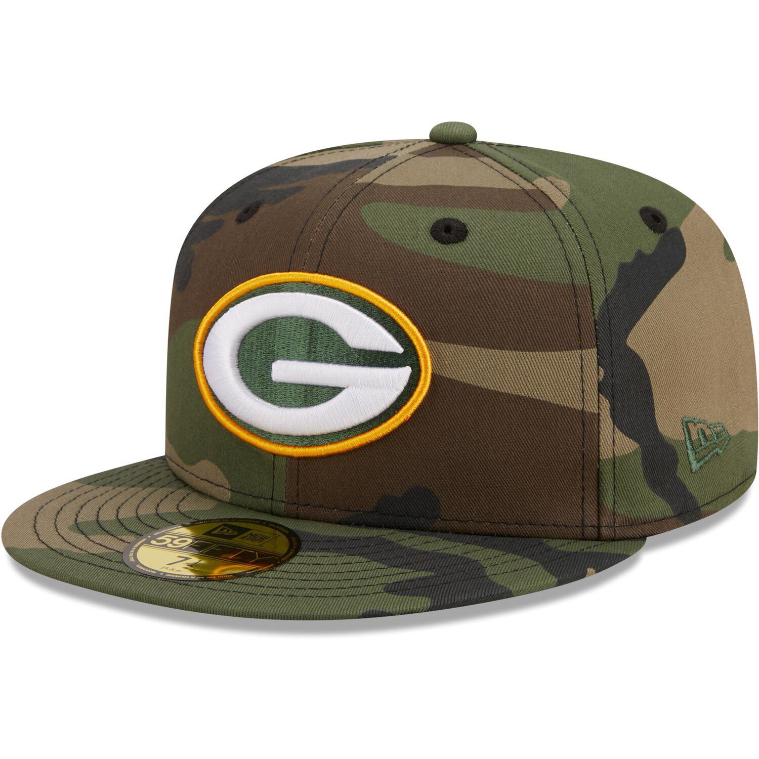 '47 Camo Green Bay Packers Woodland Clean Up Adjustable Hat