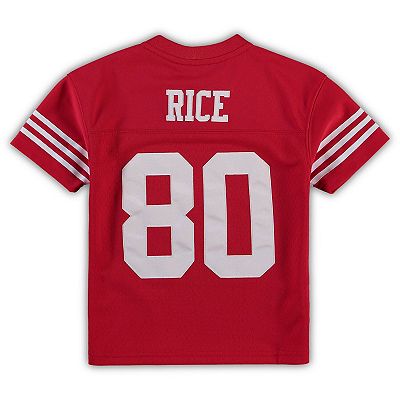 Preschool Mitchell Ness Jerry Rice Scarlet San Francisco 49ers 1990 Retired Player Legacy Jersey