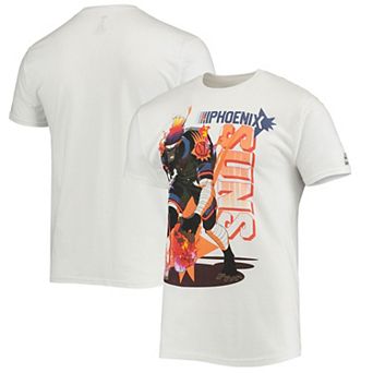 Men's NBA x McFlyy White Phoenix Suns Identify Artist Series T-Shirt