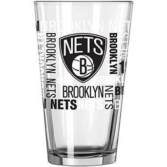 Brooklyn Nets 16oz. Team Spirit Pint Glass