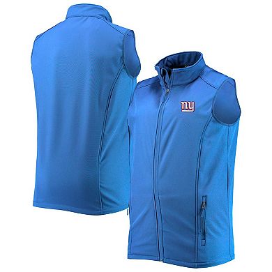 Men's Dunbrooke Royal New York Giants Big & Tall Archer Softshell Full-Zip Vest