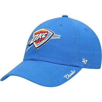 Women's '47 Blue Oklahoma City Thunder Miata Clean Up Logo Adjustable Hat