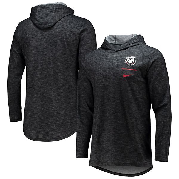 Men's Nike Black Bulldogs Logo Head Slub SpaceDye Performance