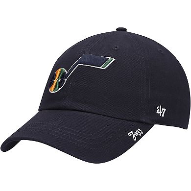 Women's '47 Navy Utah Jazz Miata Clean Up Logo Adjustable Hat