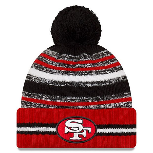 New Era Men's San Francisco 49ers Red Cheer Knit Beanie