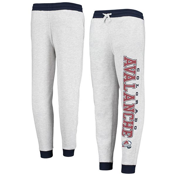 Youth Heathered Gray Colorado Avalanche Skilled Enforcer Sweatpants