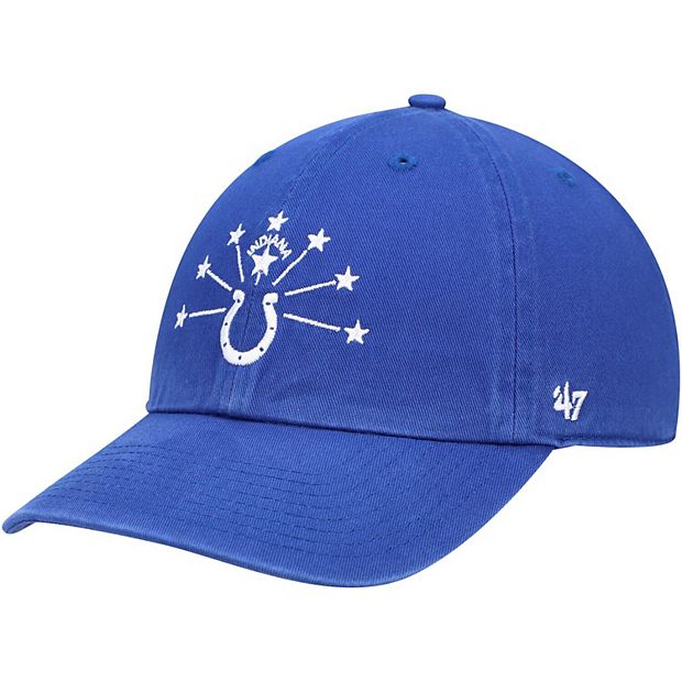 '47 Brand Indianapolis Colts Clean Up Adjustable Hat - Royal Blue