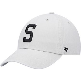 Men's '47 Gray Pittsburgh Steelers Clean Up Adjustable Hat