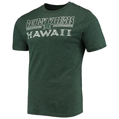 Men's Concepts Sport Heathered Charcoal/Green Hawaii Warriors Meter T-Shirt & Pants Sleep Set