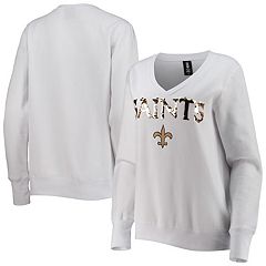 Nfl New Orleans Saints Women's Halftime Adjustment Long Sleeve Fleece Hooded  Sweatshirt : Target