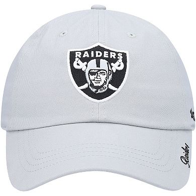Women's '47 Silver Las Vegas Raiders Miata Clean Up Secondary Adjustable Hat