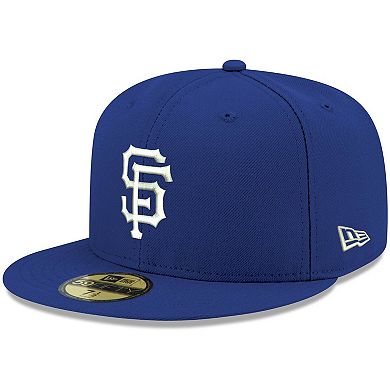 Men's New Era Royal San Francisco Giants White Logo 59FIFTY Fitted Hat