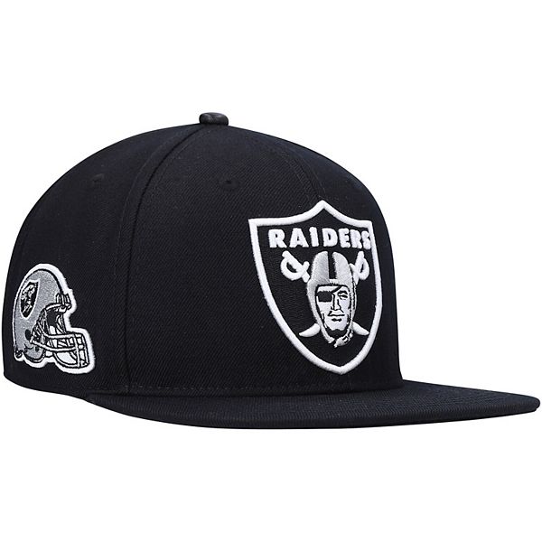Men's Pro Standard Black Las Vegas Raiders Logo II Snapback Hat