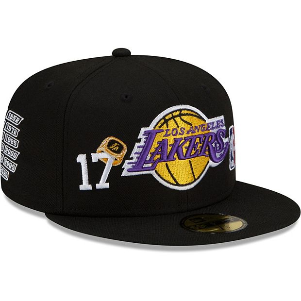 Los Angeles Lakers Adidas Adjustable Strap Back Baseball Cap Hat Gold 