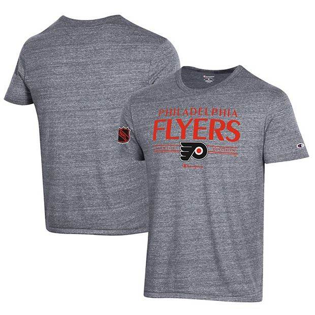 Fanatics Branded Philadelphia Flyers Women's Gray Space-Dye V-Neck