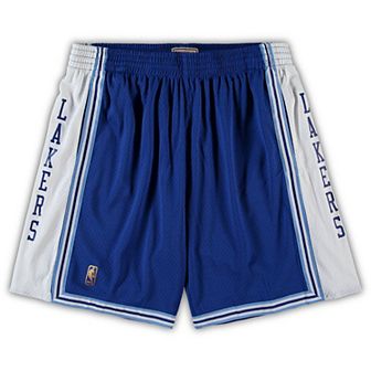 Men's Mitchell & Ness Royal Los Angeles Lakers Big & Tall Hardwood Classics Team Swingman Shorts