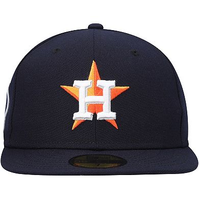 Men's New Era Navy Houston Astros 9/11 Memorial Side Patch 59FIFTY Fitted Hat