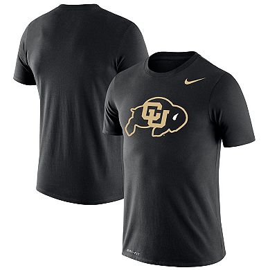 Men's Nike Black Colorado Buffaloes School Logo Legend Performance T-Shirt