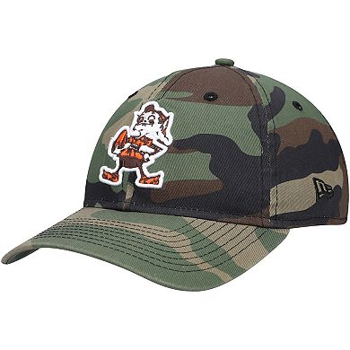 Men's New Era Camo Cleveland Browns Team Core Classic 2.0 9TWENTY Adjustable Hat