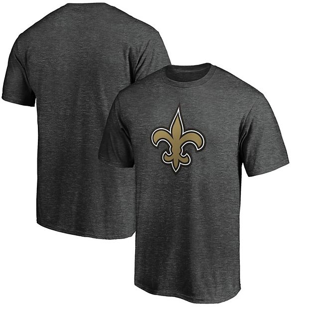 New Orleans Saints Fanatics Branded Big & Tall Practice Long Sleeve T-Shirt  - Heathered Gray