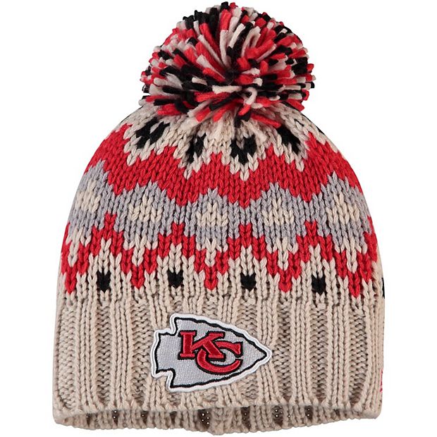 Kansas City Chiefs Pom Knit Beanie