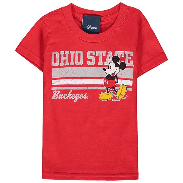 Ohio state sale mickey mouse shirt