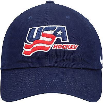 Women s Nike Navy USA Hockey Campus Adjustable Hat