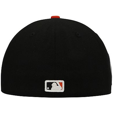 Men's New Era Black Baltimore Orioles 9/11 Memorial Side Patch 59FIFTY Fitted Hat
