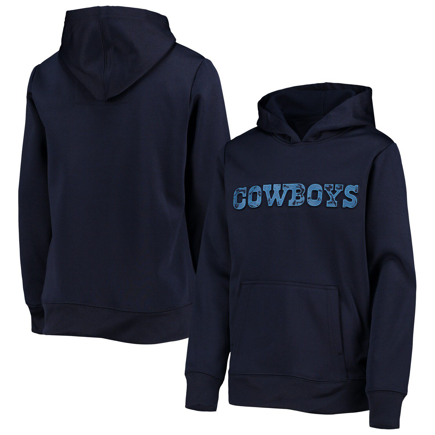 Image for Unbranded Youth Navy Dallas Cowboys Chisholm Fleece Pullover Hoodie at Kohl's.