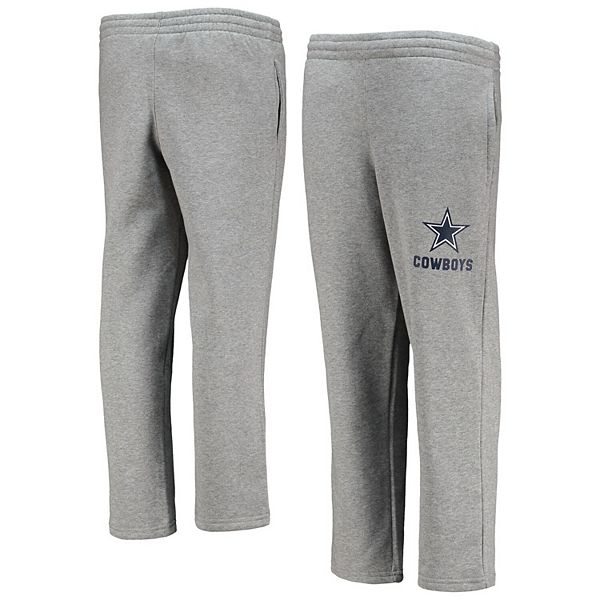 Youth Heathered Gray Dallas Cowboys Essential Fleece Pants
