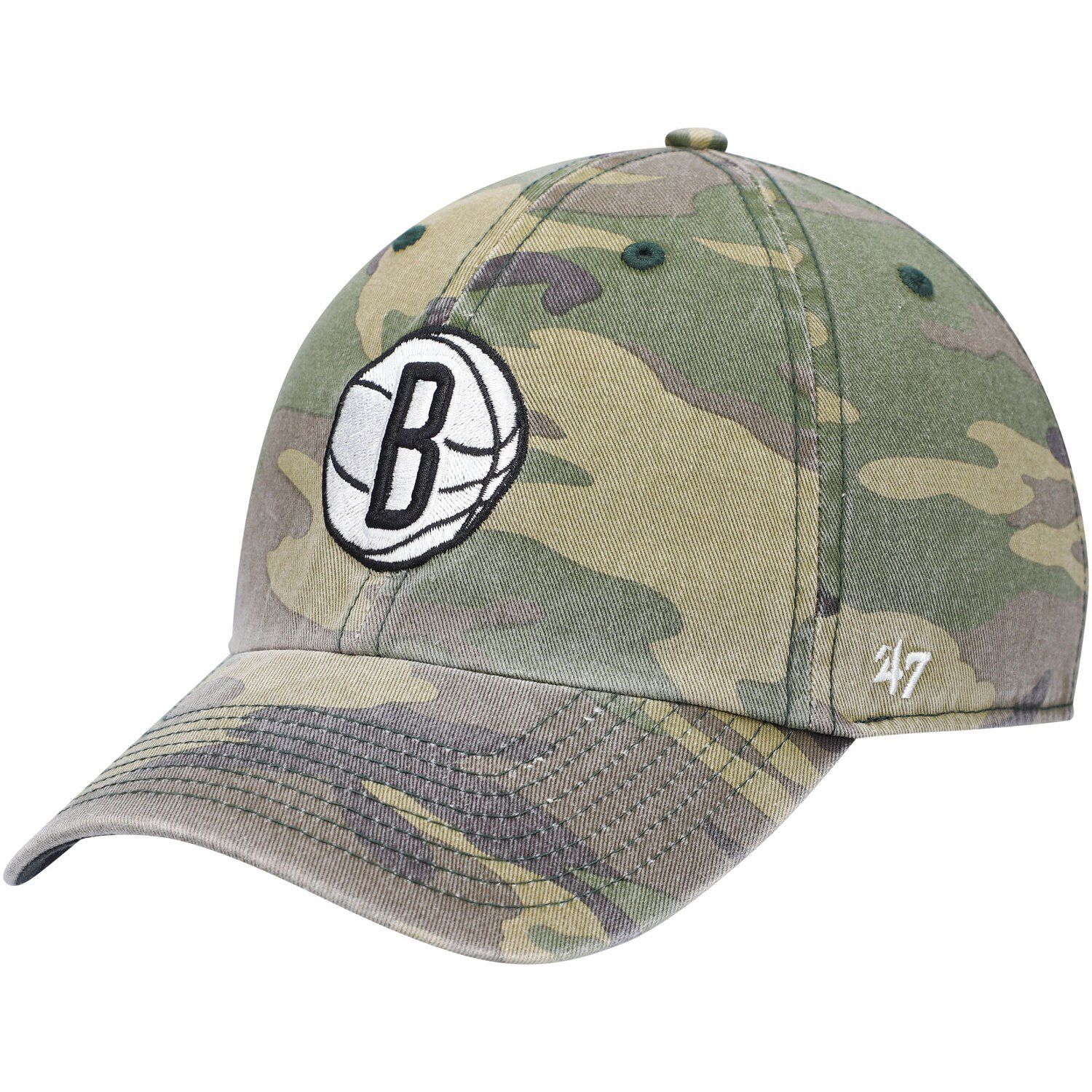 Men's '47 Camo Cleveland Browns Branson Clean Up Trucker Hat