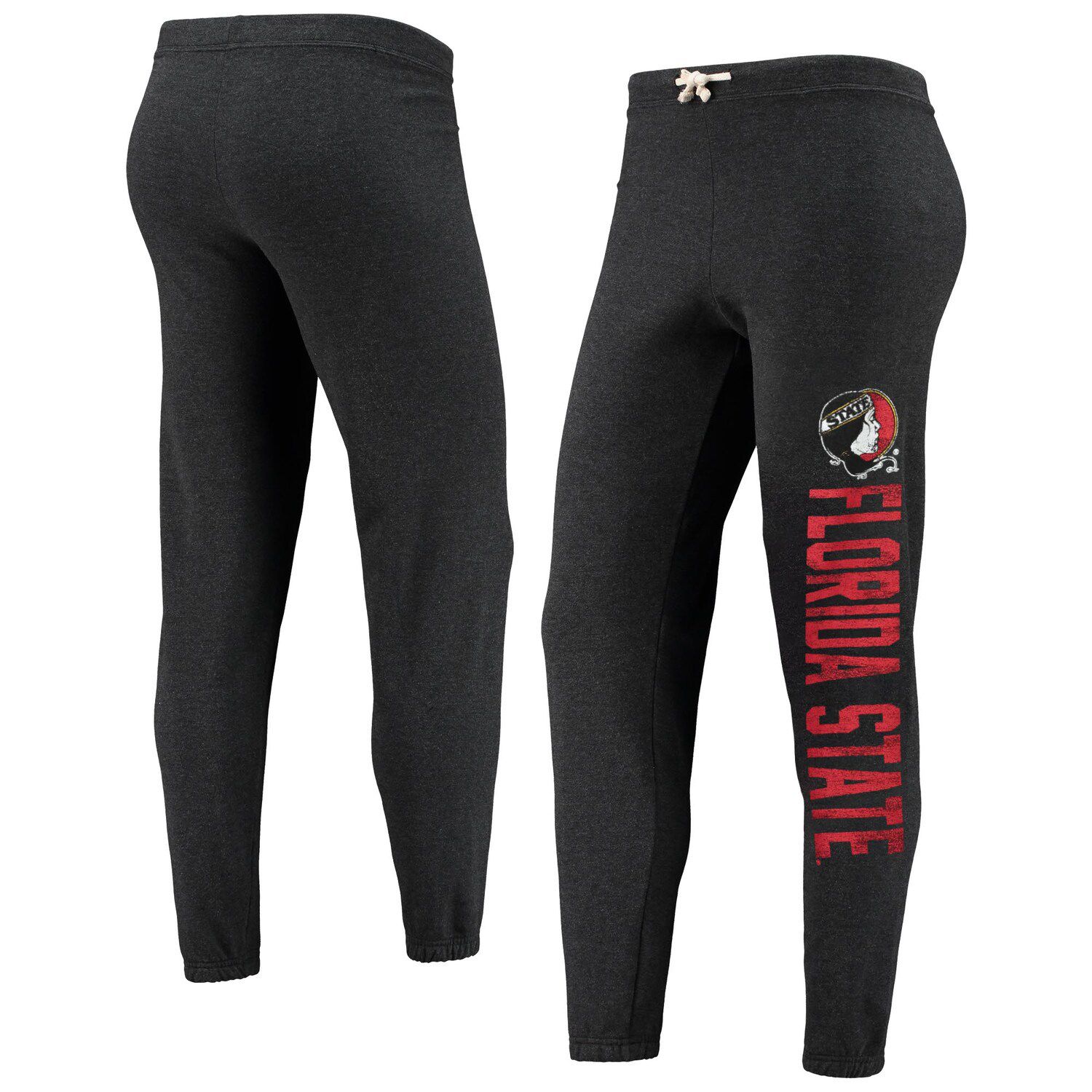 Image for Unbranded Women's Original Retro Brand Heathered Black Florida State Seminoles Vault Vintage Tri-Blend Lounge Pants at Kohl's.
