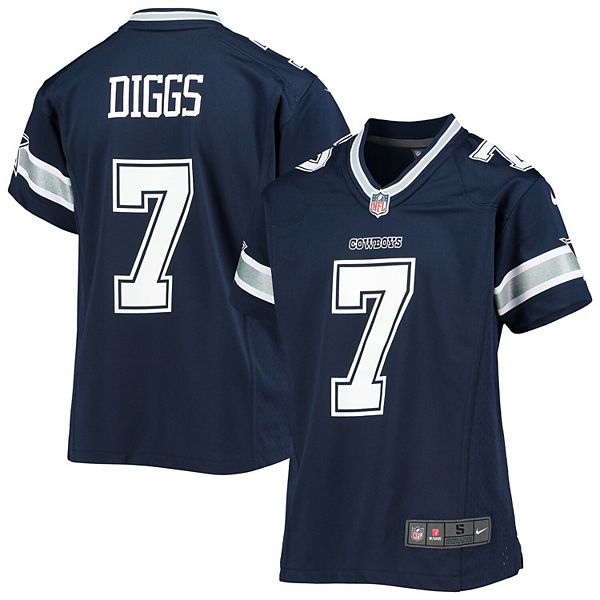 Youth Nike Navy Dallas Cowboys Custom Game Jersey