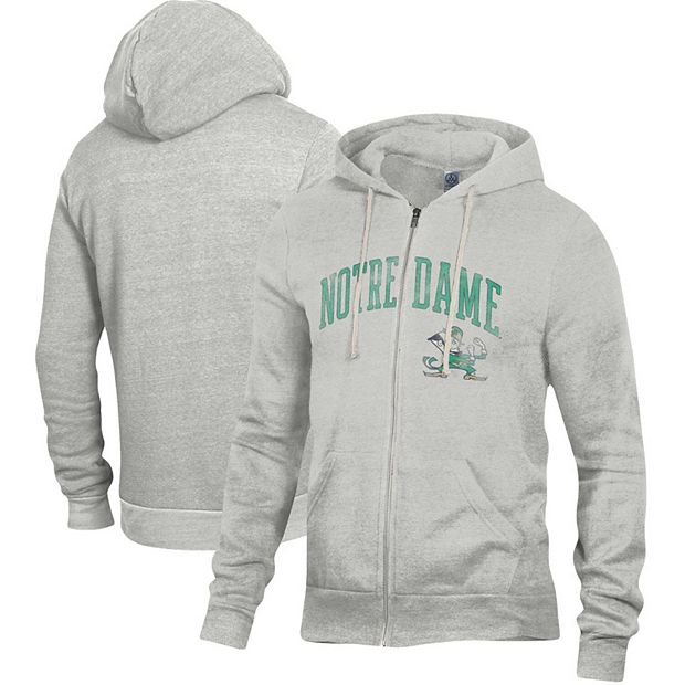 Men s Alternative Apparel Heathered Gray Notre Dame Fighting Irish