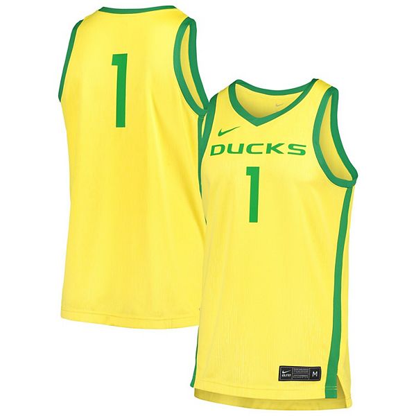 Oregon Ducks Men's Baseball Team-Worn #31 Yellow and Black Jersey Vest used  during the 2010 