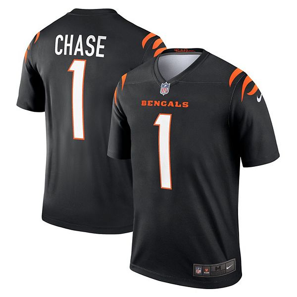 : NFL PRO LINE Men's Ja'Marr Chase Black Cincinnati Bengals  Replica Jersey : Sports & Outdoors