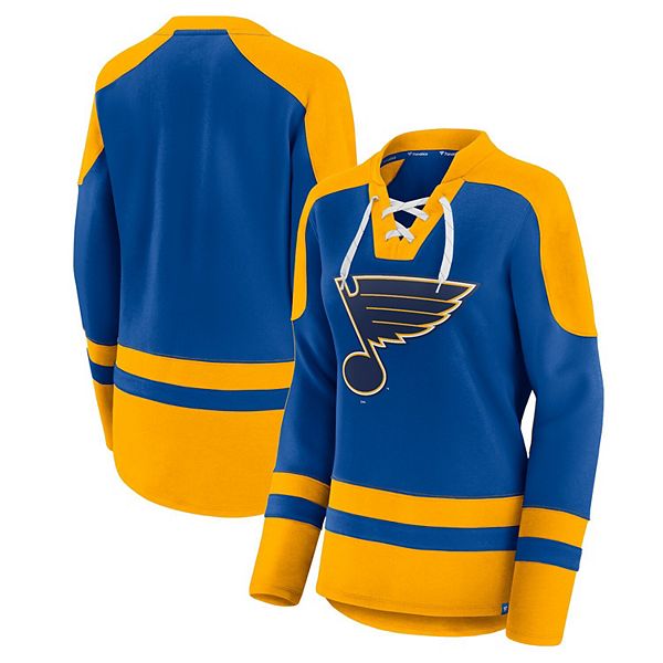 NHL St Louis Blues Lace up Hoodie- women's Medium