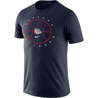 Men's Nike Navy Gonzaga Bulldogs Basketball Icon Legend Performance T-Shirt