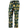 Men's FOCO Green Green Bay Packers Wordmark Ugly Pajama Set