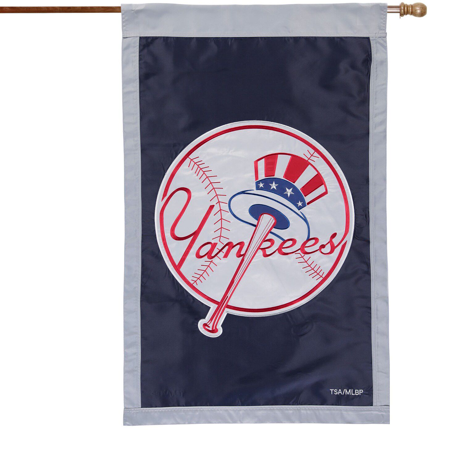 Image for Unbranded New York Yankees 28" x 44" Applique Double-Sided House Flag at Kohl's.
