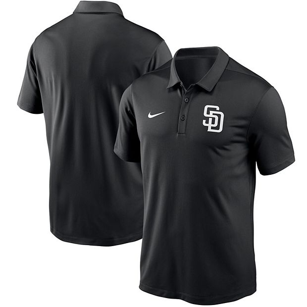 Men's Nike Black San Diego Padres Franchise Performance Polo