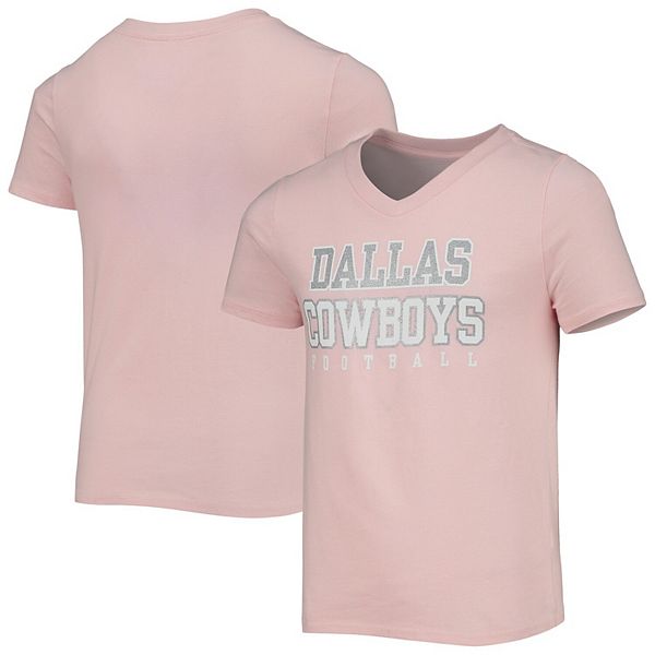 Dallas Cowboys Pro Standard Women's Cropped Boxy T-Shirt - Pink