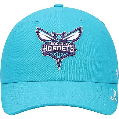 Women's '47 Teal Charlotte Hornets Miata Clean Up Logo Adjustable Hat
