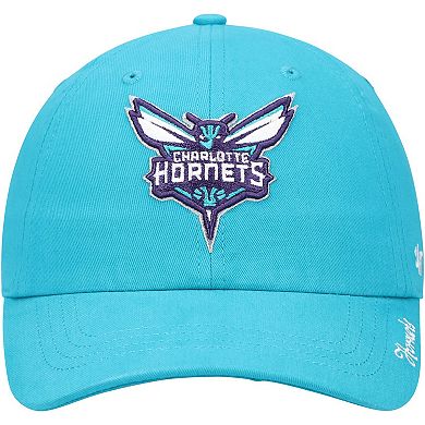 Women's '47 Teal Charlotte Hornets Miata Clean Up Logo Adjustable Hat