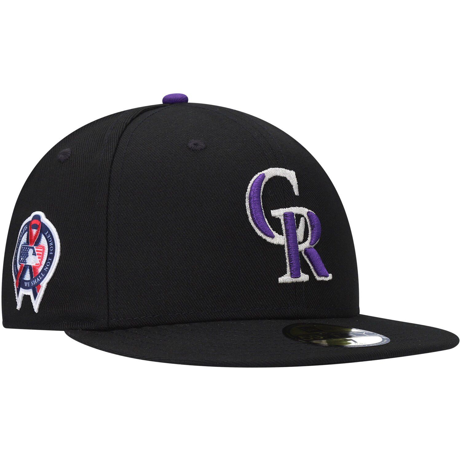 Infant New Era Black Colorado Rockies Team Color My First 9TWENTY Flex Hat