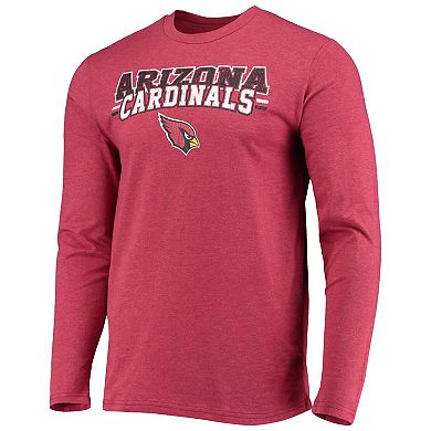 Men's Concepts Sport Black/Cardinal Arizona Cardinals Meter Long Sleeve T-Shirt & Pants Sleep Set